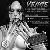 VENGE - Men's 'Stiletto Nail' Starter Set - Signature Gianni DEMO