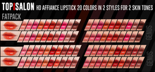TOP1SALON - HD AFFIANCE LIPSTICK (Genus) FATPACK