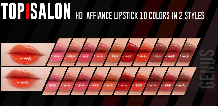 TOP1SALON - HD AFFIANCE LIPSTICK (Genus) P2 SUNNY