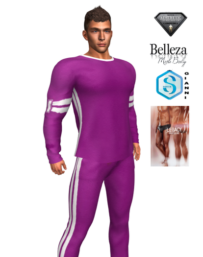 XK Ryan Sports Set Purple