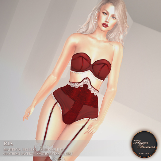 :FlowerDreams:. Ria Lingerie - Red