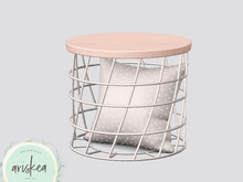 Ariskea[Lumi] Side Table & Pillow