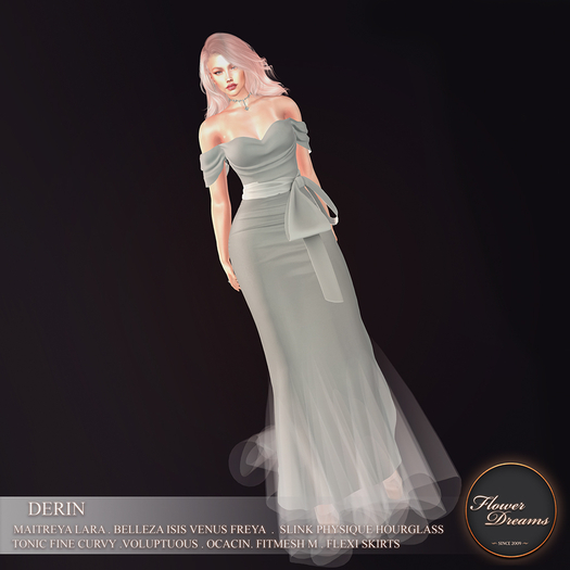 .:FlowerDreams:.Derin gown - sky