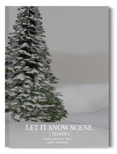 MINIMAL - Let it Snow Scenes Cloudy