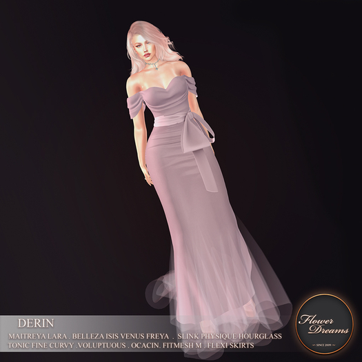 .:FlowerDreams:.Derin gown - mauve