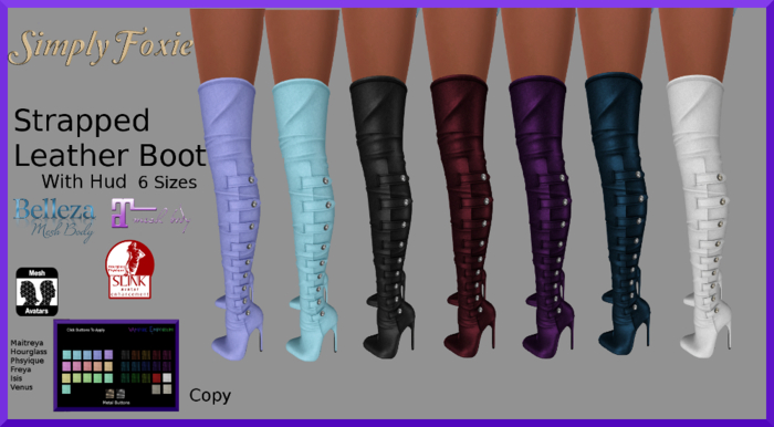 Strapped Leather Boots V2 (Boxed)