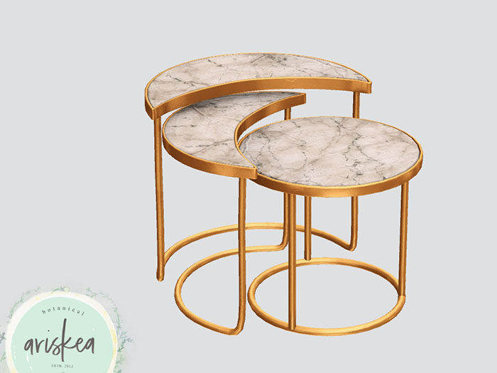 Ariskea[Celeste] Moon Phase Table - Gold