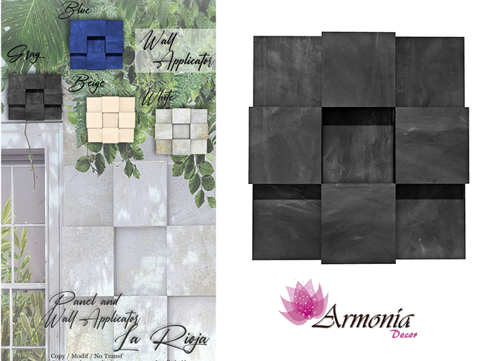 Armonia Decor [AD] Wall applicator La Rioja (Gray)