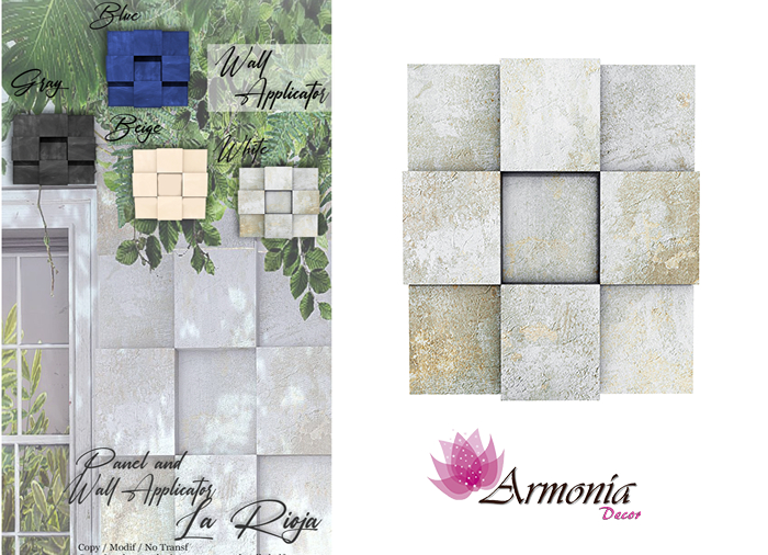 Armonia Decor [AD] Wall applicator La Rioja (White)