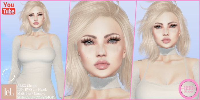 ~BBB~ ALEX Shape - LeL - Lilly EVO Head 2.5