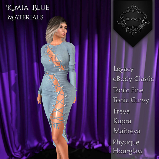 **Mistique** Kimia Blue {wear me and click to unpack)