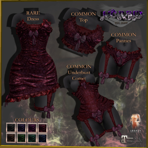 MORBID Babette Panties Legacy - Onyx - COMMON