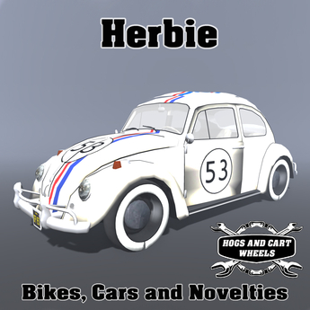 Second Life Marketplace - H&C Wheels Herbie Boxed