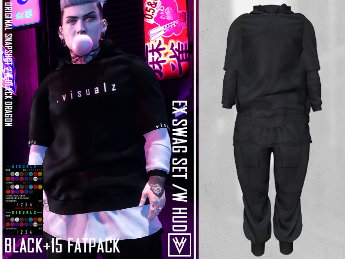 [ xVx ]EX SWAG SET - FATPACK (50% LESS + Black)