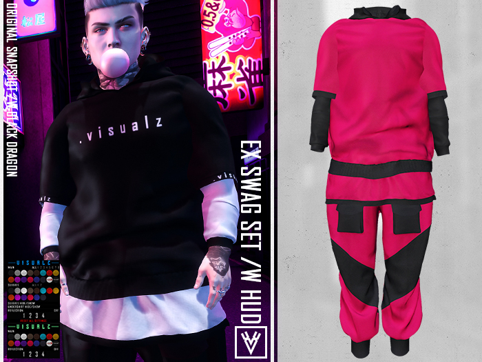 [ xVx ]EX SWAG SET - MAGENTA