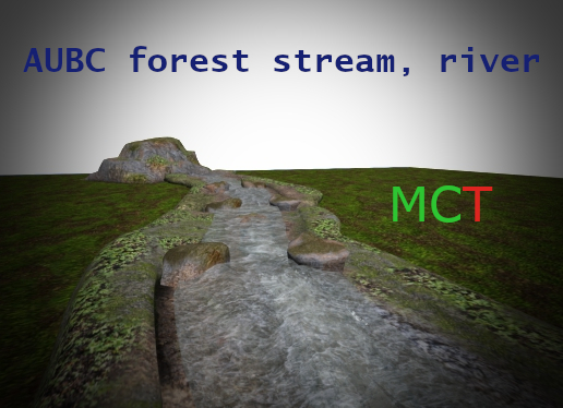 AUBC forest stream , river  / boxed