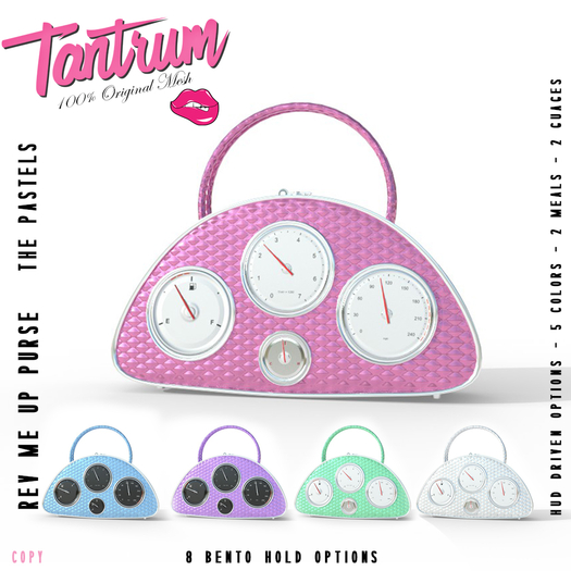Tantrum - Rev Me Up - Purse - DEMO 
