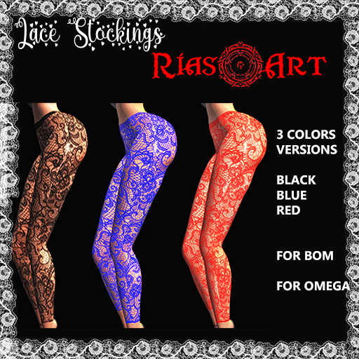 [RiasArt]- lace stockings_3 colors-BOM/OMEGA