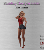 Hot Denim Lt Black