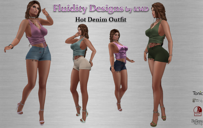 Hot Denim Tank FATPACK