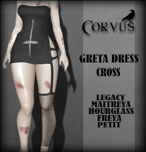 Corvus : Cross Greta dress