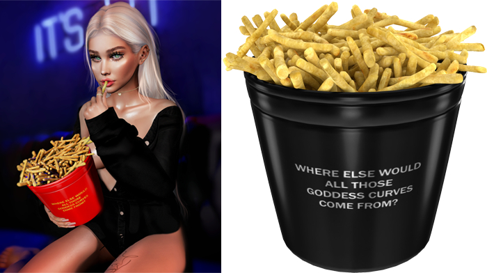 Lavish / Giant Bucket / Fries / BLACK