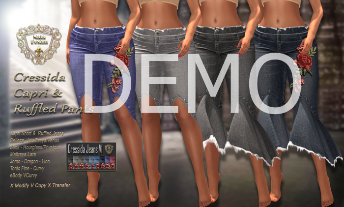 DEMO - ND - Nala Design - Cressida Capri & Jeans Pants