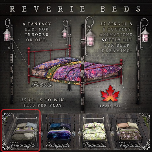 Trompe Loeil - Reverie Bed Moonlight