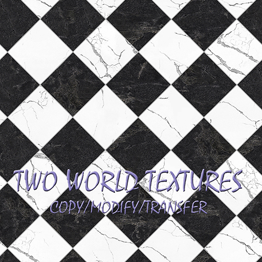 Tile Black White Marble Diamonds Aged Seamless Texture