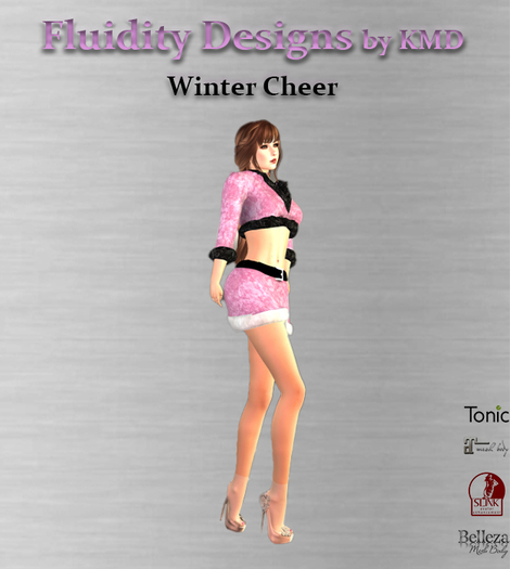 Winter Cheer Outfit - Pink