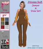 .Princess Stuff. [Jumper&Stola  SET] Brown_add