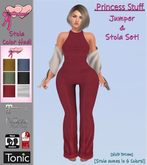 .Princess Stuff. [Jumper&Stola  SET] Red _add