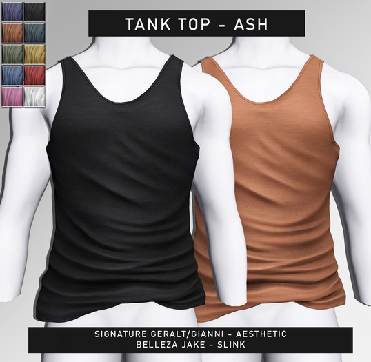 .Nine - Tank Top - Ash