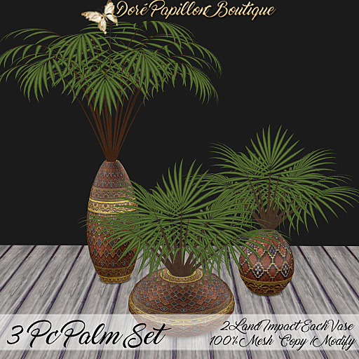 DPB 3 Pc Palm Set - No 1