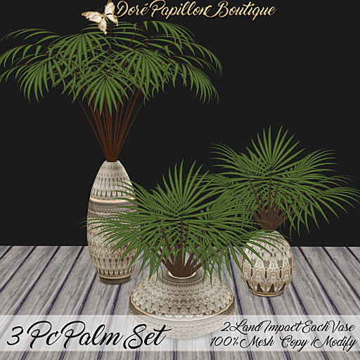 DPB 3 Pc Palm Set - No 2