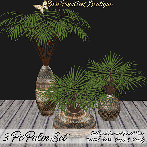 DPB 3 Pc Palm Set - No 3