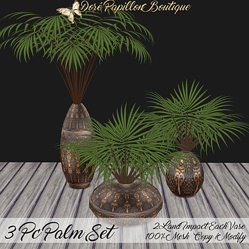 DPB 3 Pc Palm Set - No 4