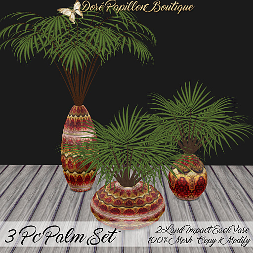 DPB 3 Pc Palm Set - No 7