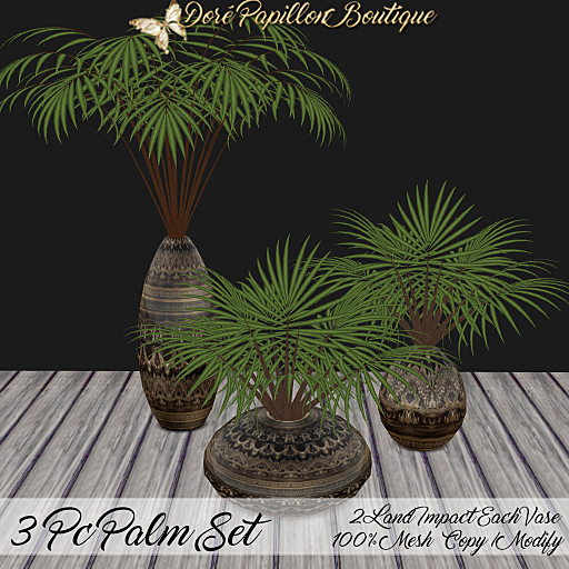 DPB 3 Pc Palm Set - No 10