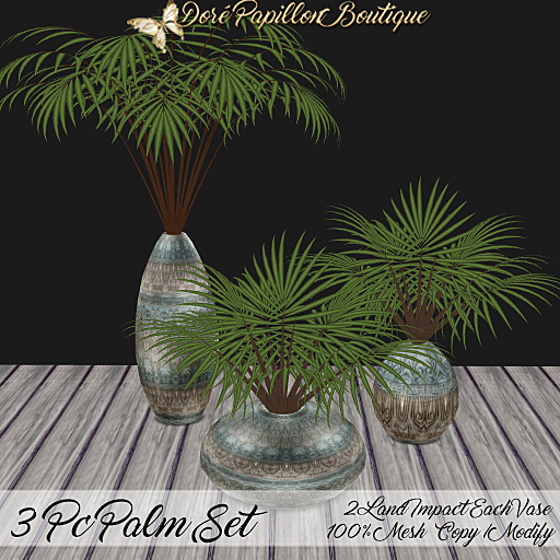 DPB 3 Pc Palm Set - No 11