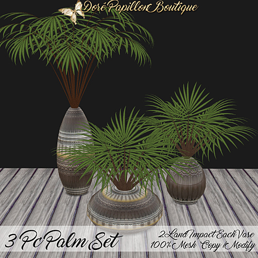 DPB 3 Pc Palm Set - No 13