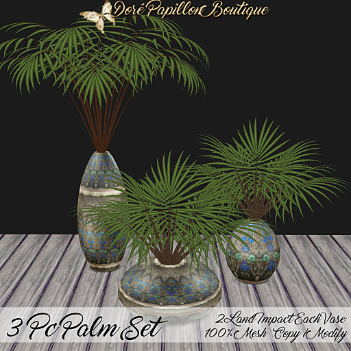 DPB 3 Pc Palm Set - No 15