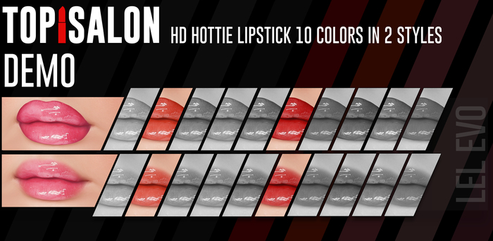 TOP1SALON - HD HOTTIE LIPSTICK (Lelutka Evolution) DEMO