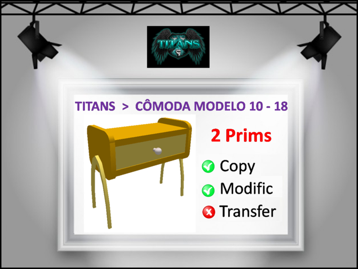 TITANS  >  COMODA MODELO 10 - 18