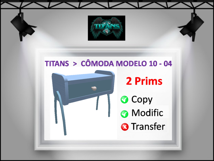 TITANS  >  COMODA MODELO 10 - 04