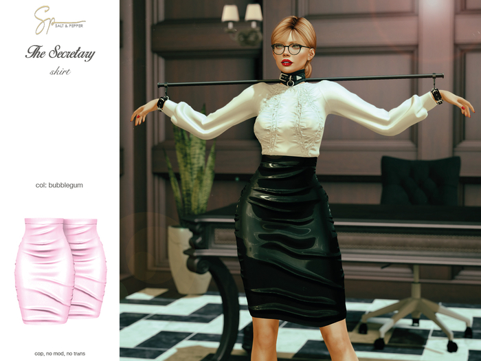 S&P Secretary skirt bubblegum - Lara + Petite - Legacy + Perky - Reborn