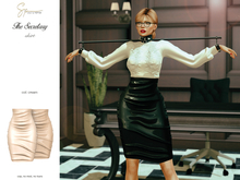 S&P Secretary skirt cream - Lara + Petite - Legacy + Perky - Reborn