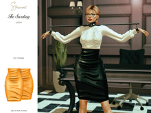 S&P Secretary skirt orange - Lara + Petite - Legacy + Perky - Reborn