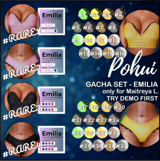 [POHUI] Gacha set Emilia #2 MAITREYA