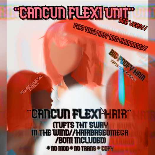 {DUALZZ} CANCUN FLEXI UNIT (red)
